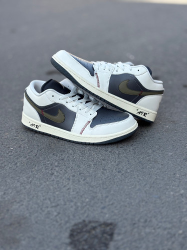 جردن ۱ الیو air jordan1 low olive 7700